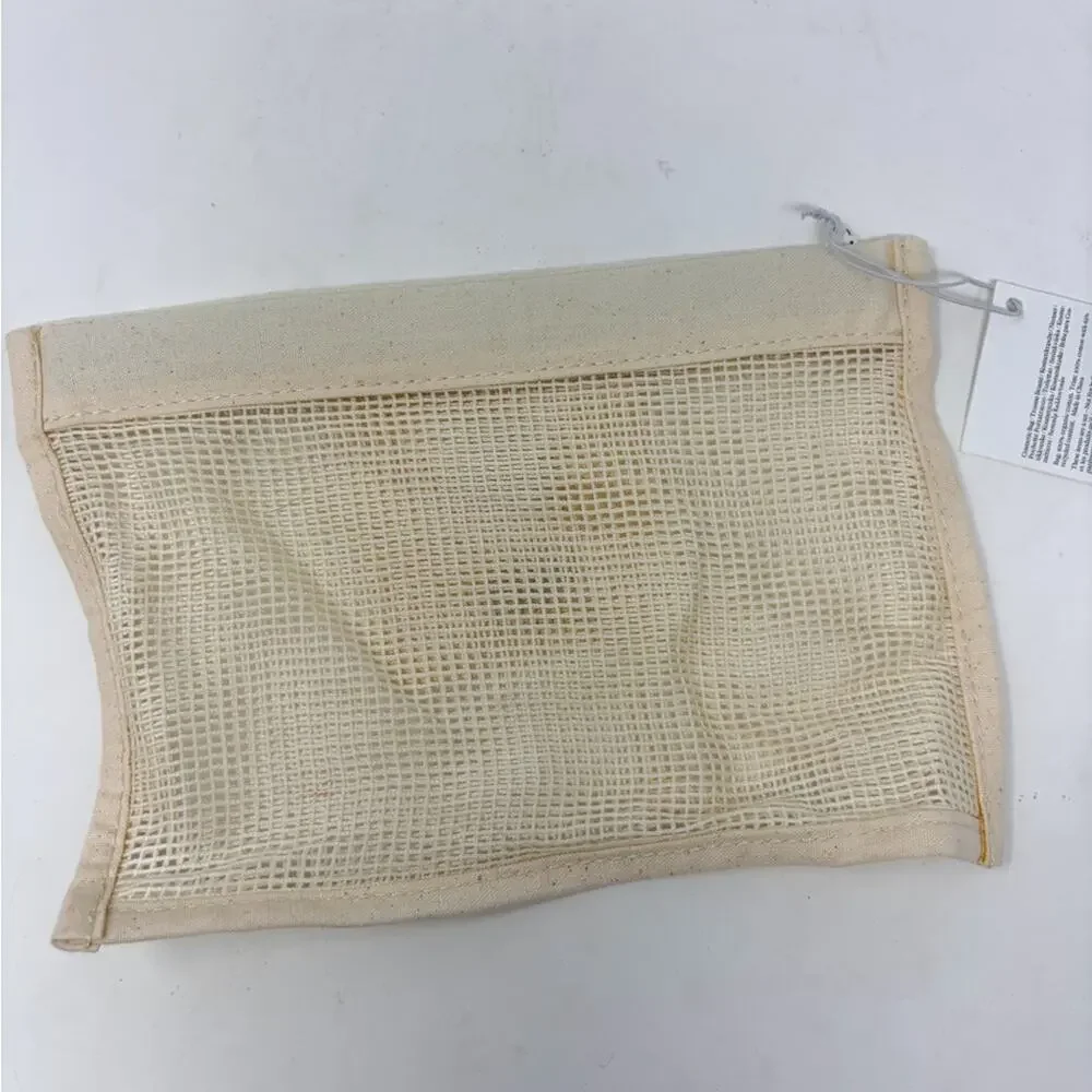 NWT Origins Beige Mesh Cosmetic Case Organizer